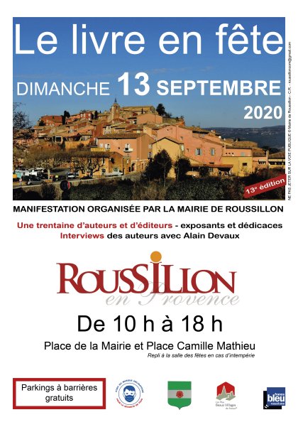 ROUSSILLON LE LIVRE EN FÊTE